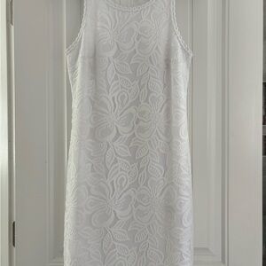 Lilly Pulitzer White Halter Sheath Mini Dress